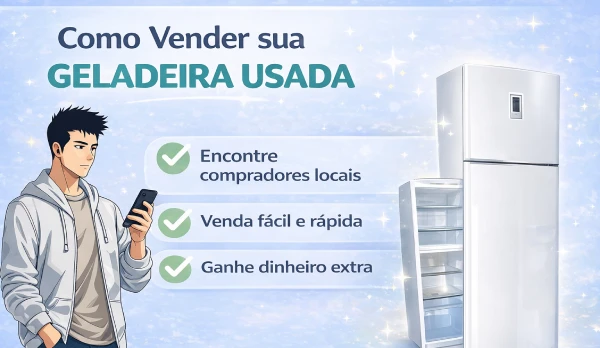 Aprenda vender sua geladeira online anunciando grátis no Aqui Anúncios: dicas para vender rápido e segurança na negociação. Baixe o app e anuncie hoje.Venda sua geladeira hoje.